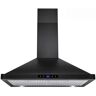 Flynama 30 in. 350 CFM Wall Mount with LED Light Kitchen Range Hood in Black