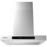 JEREMY CASS 24 in. 450 CFM Vent Wall Mount Range Hood in Stainless Steel