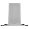 HAUSLANE 30 in. Convertible Island Range Hood with Tempered Glass Dual Controls LED Baffle Filter in Stainless Steel