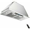 iKTCH 28 in. 900 CFM Ducted Insert with LED 4 Speed Gesture Sensing and Touch Control Panel Range Hood in Stainless Steel