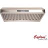 Cyclone PRO Collection 30 in. 680CFM Rectangle Opening Under Cabinet Range Hood with Light in Stainless Steel