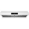 HAUSLANE 36 in. Ducted Under Cabinet Range Hood with 3-Way Venting Changeable LED Powerful Suction in Matte White