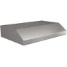 Broan-NuTone Glacier BCSQ1 30 in. 375 Max Blower CFM Convertible Under-Cabinet Range Hood with Light in Stainless Steel