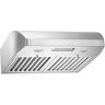 KOBE Range Hoods 30 in. 680 CFM Stainless Steel Under Cabinet Range Hood with QuietMode from the Brillia Collection