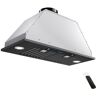 iKTCH 28 in. 900 CFM Ducted Insert with LED 4 Speed Gesture Sensing and Touch Control Panel Range Hood in Stainless Steel