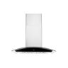 HAUSLANE 30 in. Convertible Wall Mount Range Hood with Tempered Glass Baffle Filters in Stainless Steel