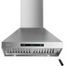 iKTCH 30 in. Wall Mount with LED Light Range Hood in Stainless Steel with Gesture Sensing and Touch Control Switch Panel