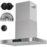 Velivi 30 in. 900CFM Smart Convertible Ductless Wall Mount Range Hood in Stainless Steel with Gesture Sensing, Remote Control