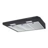 JEREMY CASS 30 in. Convertible Under Cabinet Range Hood in Black Stainless Steel Stove Vent Hood for Kitchen