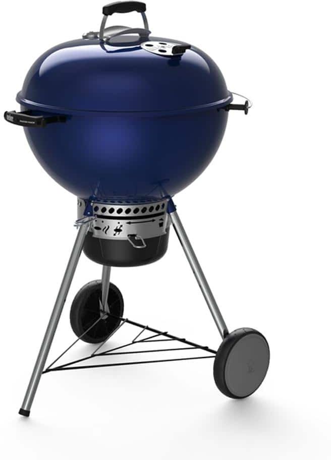 Weber 22 in. Master-Touch Charcoal Grill in Deep Ocean Blue with Built-In Thermometer