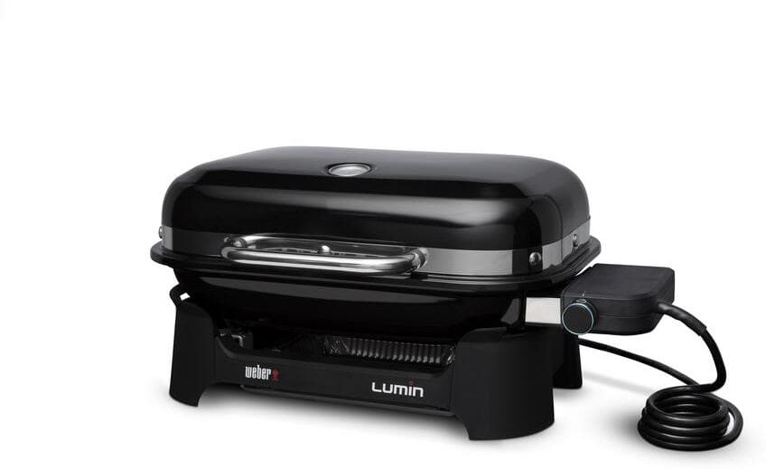 Weber Lumin Compact Electric Grill in Black