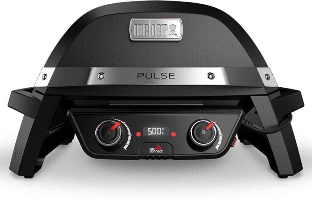 Grill with Precision: Electric Grills for the Ultimate Indoor and Outdoor BBQ: Top 10 Picks & Buyer's Guide 35 Weber Pulse 2000 Electric Grill in Black