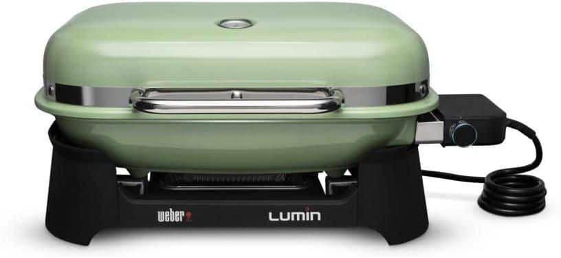 Grill with Precision: Electric Grills for the Ultimate Indoor and Outdoor BBQ: Top 10 Picks & Buyer's Guide 41 Weber Lumin Electric Grill in Light Green