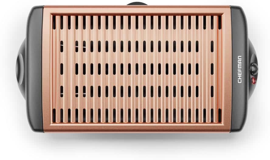 Grill with Precision: Electric Grills for the Ultimate Indoor and Outdoor BBQ: Top 10 Picks & Buyer's Guide 32 Chefman Electric Copper Smokeless Indoor Grill with Non-Stick Cooking Surface and Adjustable Temperature