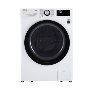 LG 24 in. W 2.4 Cu. Ft. Compact Stackable SMART Front Load Washer in White with Steam and AI Fabric Sensor / Smart Pairing