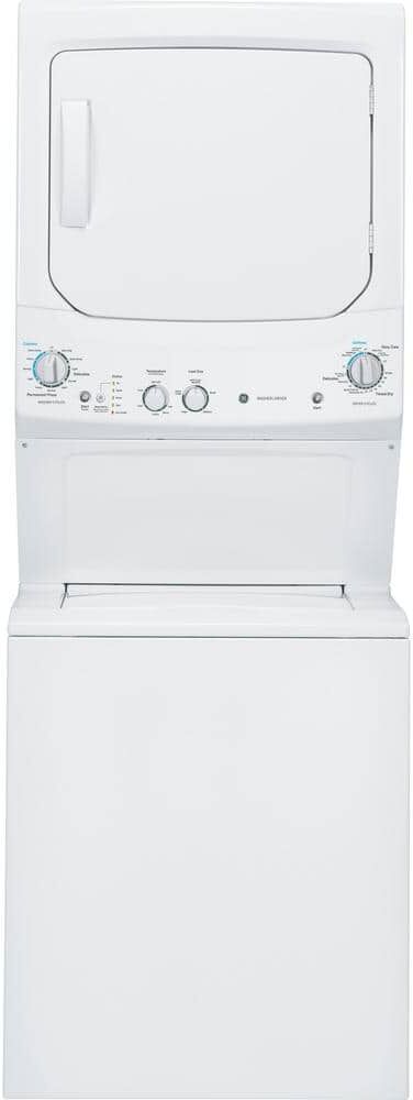 GE 3.8 cu. ft. Washer 5.9 cu. ft. Gas Dryer Combo in White