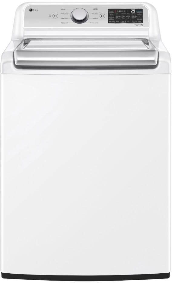 LG 5.5 cu. ft. SMART Top Load Washer in White with Impeller, NeverRust Drum and TurboWash3D Technology