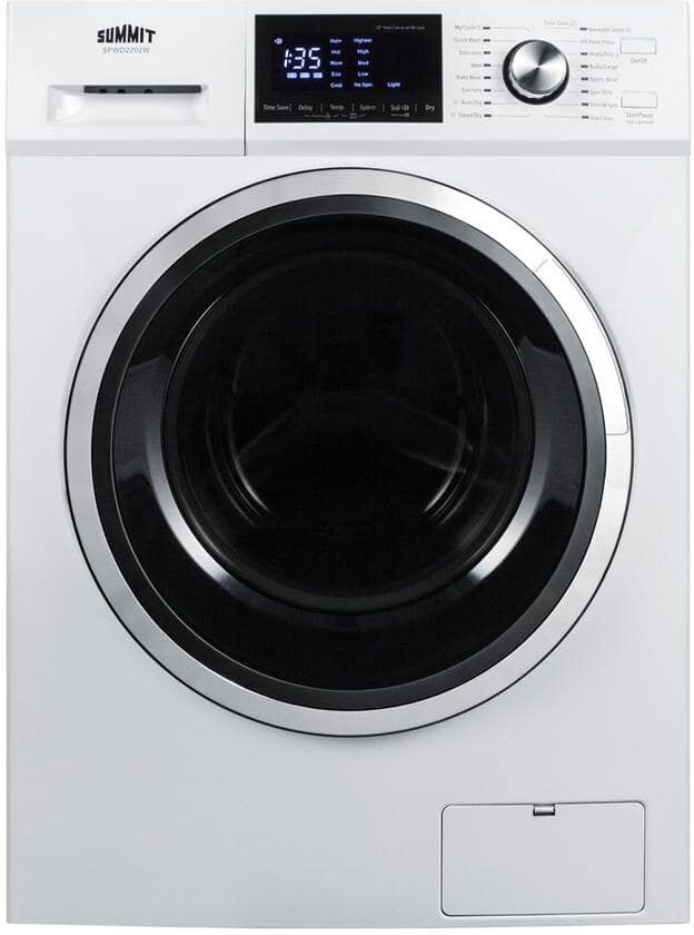 Summit Appliance 2.7 cu. ft. All-in-One Washer and Electric Ventless Dryer in White