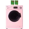 Equator 1.57 cu. ft. 110V All-in-One Washer and Dryer Combo in Pink with 2 Boxes of HE Detergent