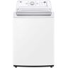 LG 4.8 cu. ft. Top Load Washer in White with 4-way Agitator, NeverRust Drum and TurboDrum Technology