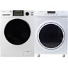 Equator Digital Touch Apartment 110V Set 1.9 cu. ft. Washer+3.5 cu.ft. Vented Sensor Dryer