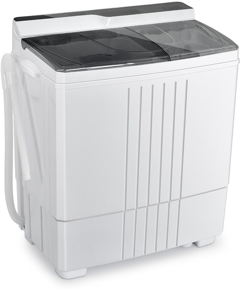 Portable Washing Machine: Top 10 Models & Buyer's Guide 20 Costway 2.4 cu.ft. Portable Compact Mini Twin Tub Washing Machine Drain Pump Spinner Washer and Dryer Combo in White