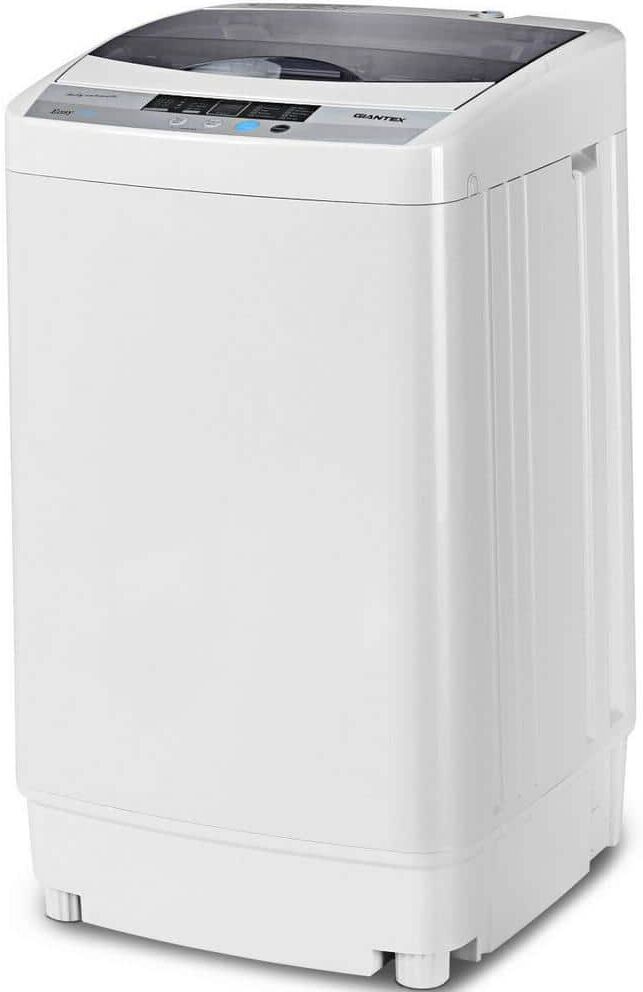 Portable Washing Machine: Top 10 Models & Buyer's Guide 19 Costway 19 in. W 1.34 cu. ft. Smart Portable Top Load Washing Machine Spin Compact Washer in Grey