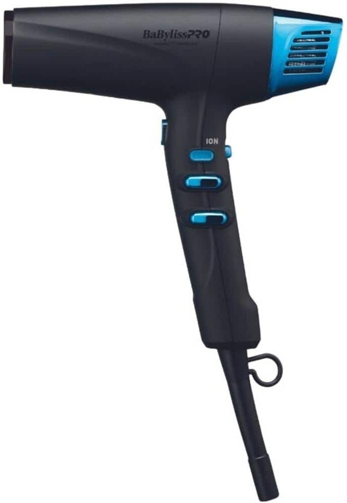 Conair 1875-Watt Hair Dryer Nano Titanium Limited Edition Black and Blue Dual Ionic Dryer