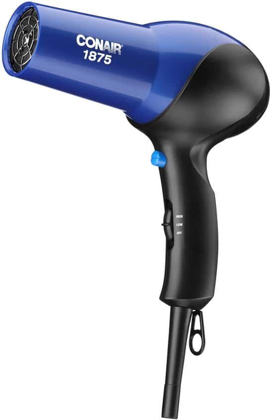 Conair 1875-Watt Turbo Blue/Black Hair Dryer