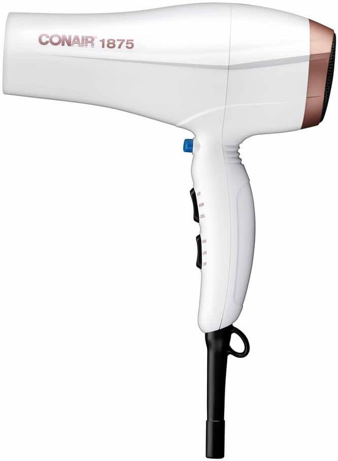 Conair Double Ceramic 1875-Watt Hair Dryer in White