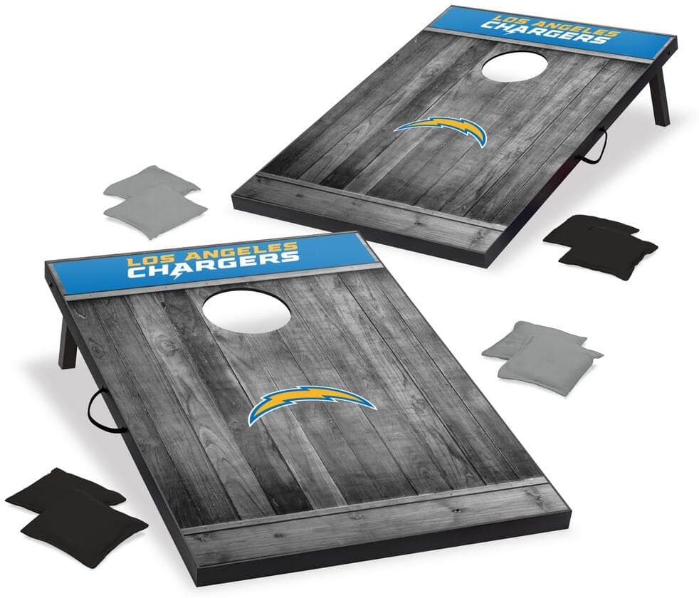 Wild Sports Los Angeles Chargers 24 in. W x 36 in. L Cornhole Bag Toss