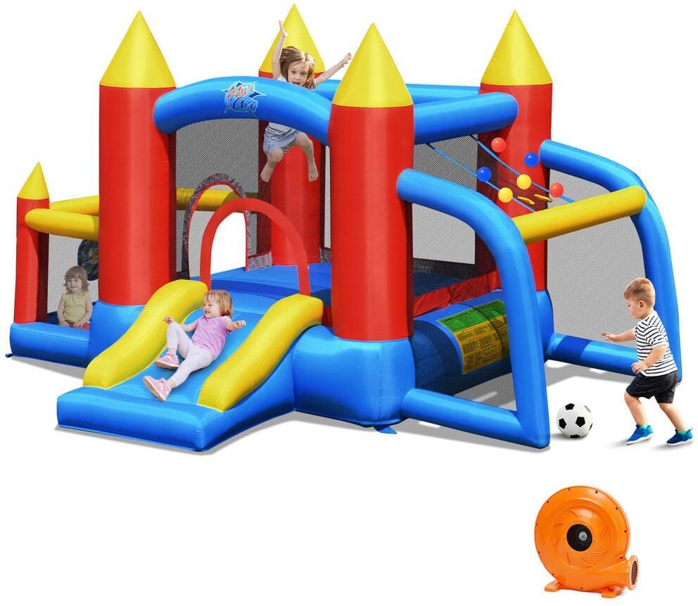 HONEY JOY Indoor Outdoor Inflatable Bounce House Jumping Castle with Blower