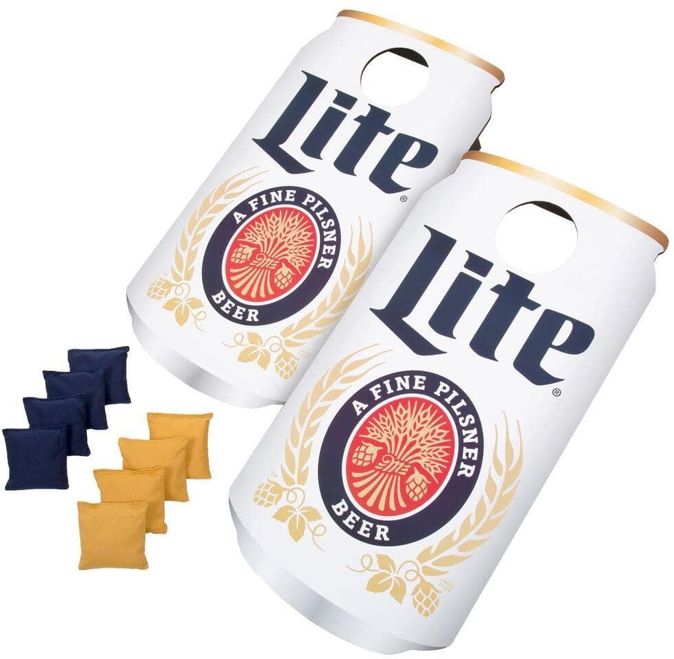 Trademark Games Miller Lite Can Cornhole Bean Bag Toss Game