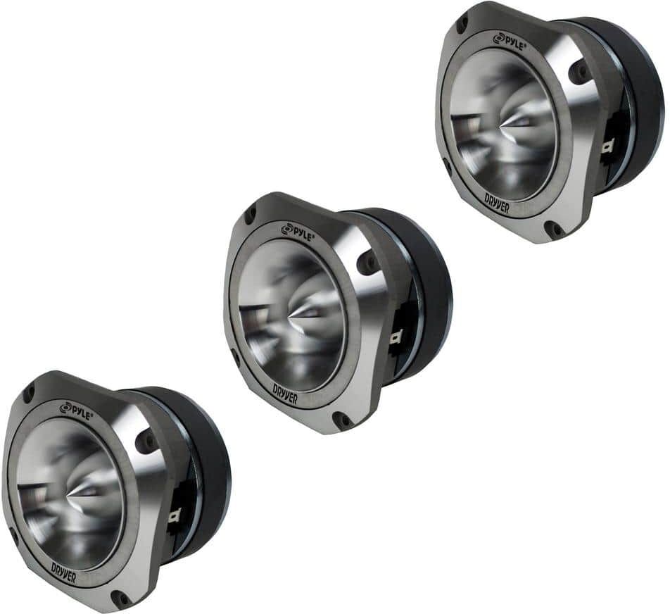 Pyle 1.5 in. 500-Watt 4-Ohm Titanium Super Car Audio Tweeter (3-Pack)