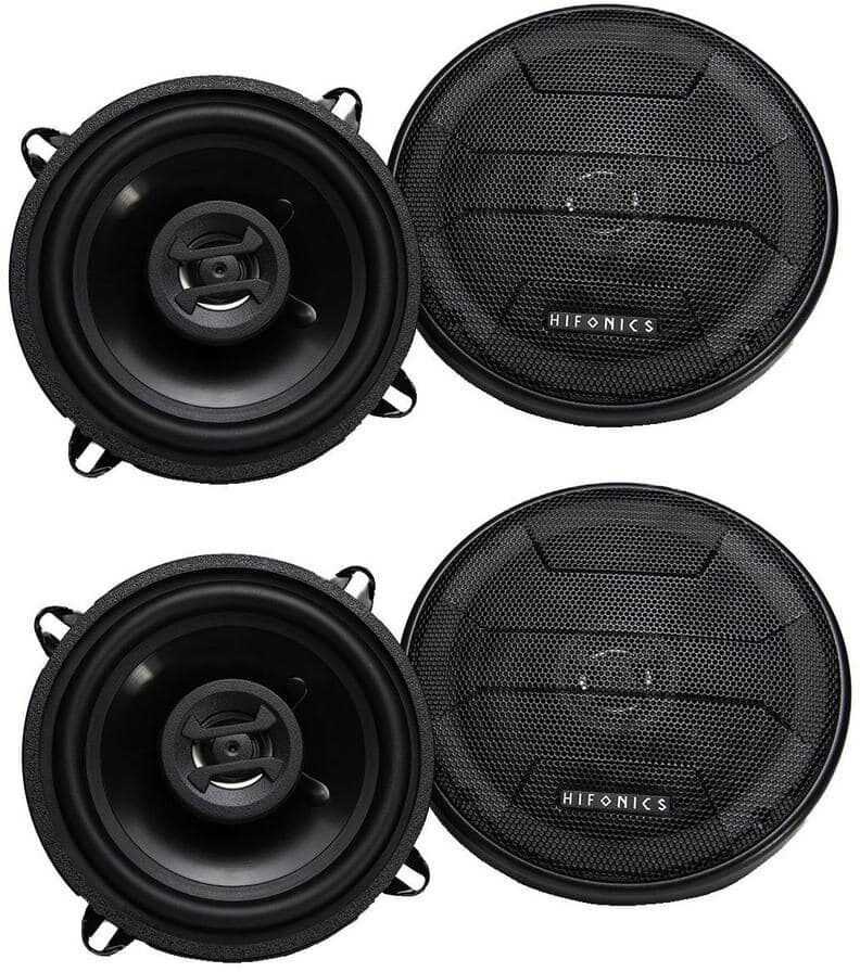 MAXXSONICS Hifonics Zeus 200-Watt 5.25 in. 2-Way 4 Ohm Car Audio Coaxial Speakers (2-Pack)