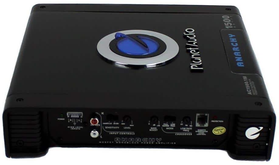 Planet Audio 1500-Watt Mono Block Car Audio Amplifier with Remote