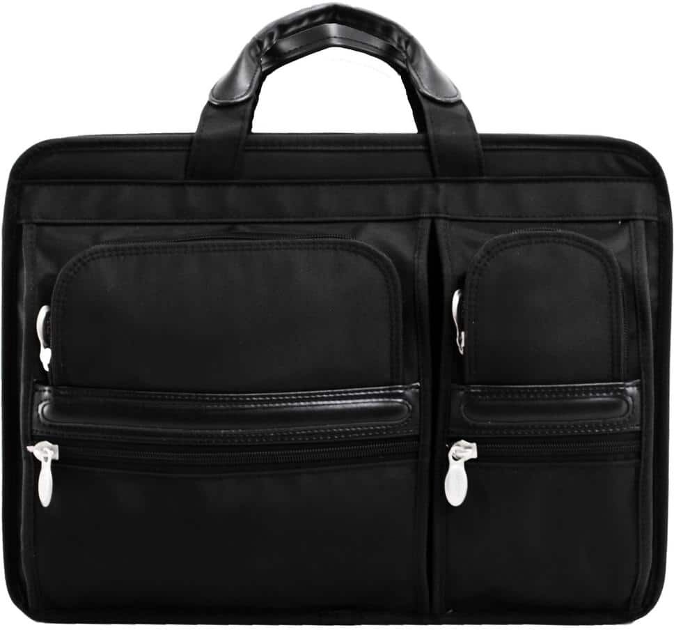 McKLEIN HUBBARD, Tech-Lite Ballistic Nylon, 15 in. Double Compartment Laptop Briefcase