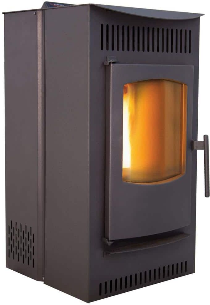 Castle 1,500 sq. ft. Serenity Pellet Stove Heating Capability, Smart Controller, 40 lbs. Hopper Capacity