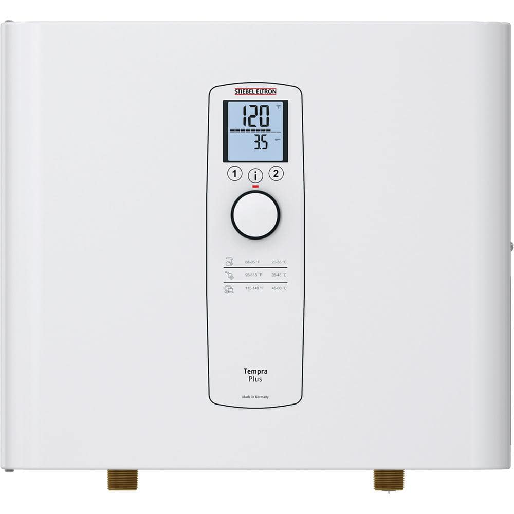 Eltron Tempra 36 Plus Advanced Flow Control & Self-Modulating 36 kW 7.03 GPM Compact Residential Electric Tankless Water Heater
