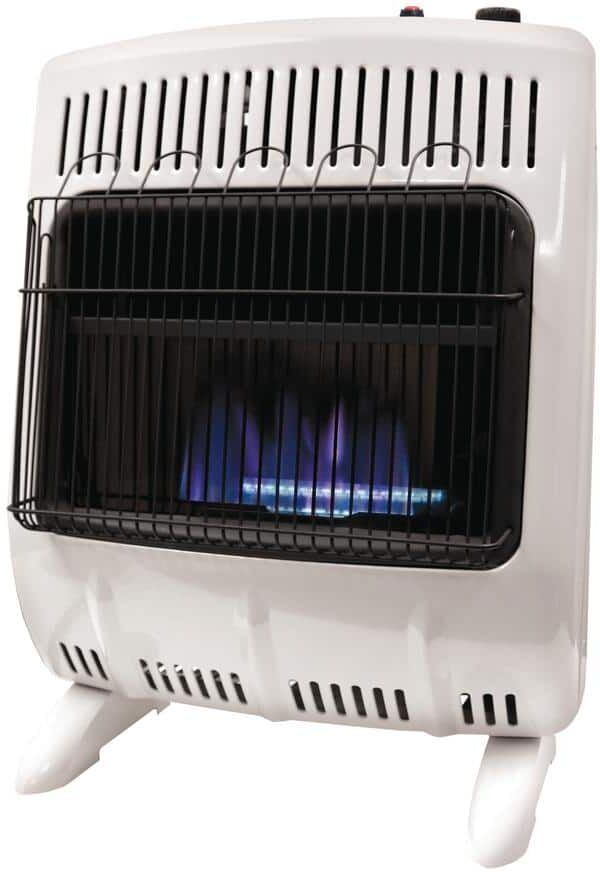 Mr. Heater 20,000 BTU Vent Free Blue Flame Natural Gas or Propane Dual Fuel Space Heater