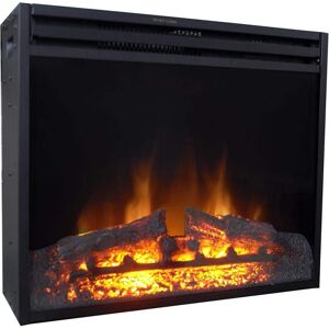 Cambridge 25 in. Freestanding 5116 BTU Electric Curved Fireplace Insert with Remote Control