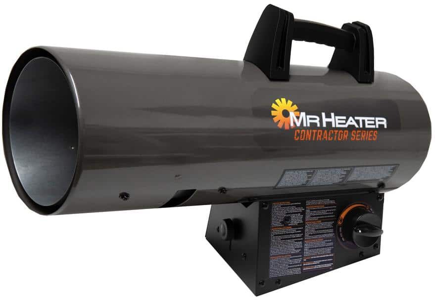 Mr. Heater Contractor 125,000 BTU Forced Air Propane Space Heater with 10 ft. Hose and Regulator