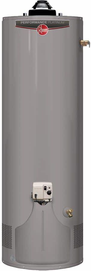 Rheem Performance Platinum 40 Gal. Tall 12-Year 38,000 BTU Ultra Low NOx (ULN) Natural Gas Power Damper Tank Water Heater