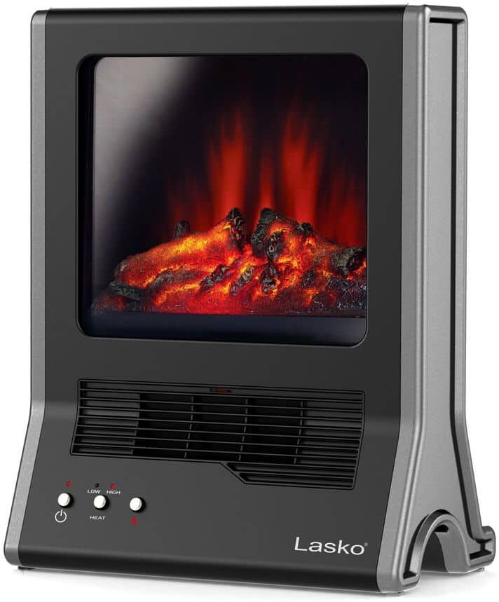 Lasko Ultra 1500-Watt Electric Ceramic Fireplace Portable Space Heater