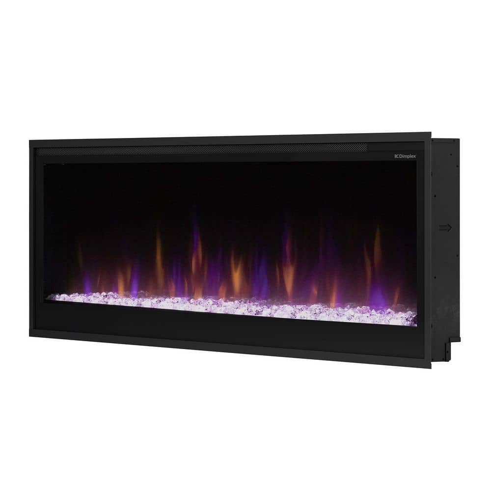Dimplex PLF 60 in. Multi-Fire Slim, 120-Volt, 1500-Watt, Built-In Linear Electric Fireplace Insert