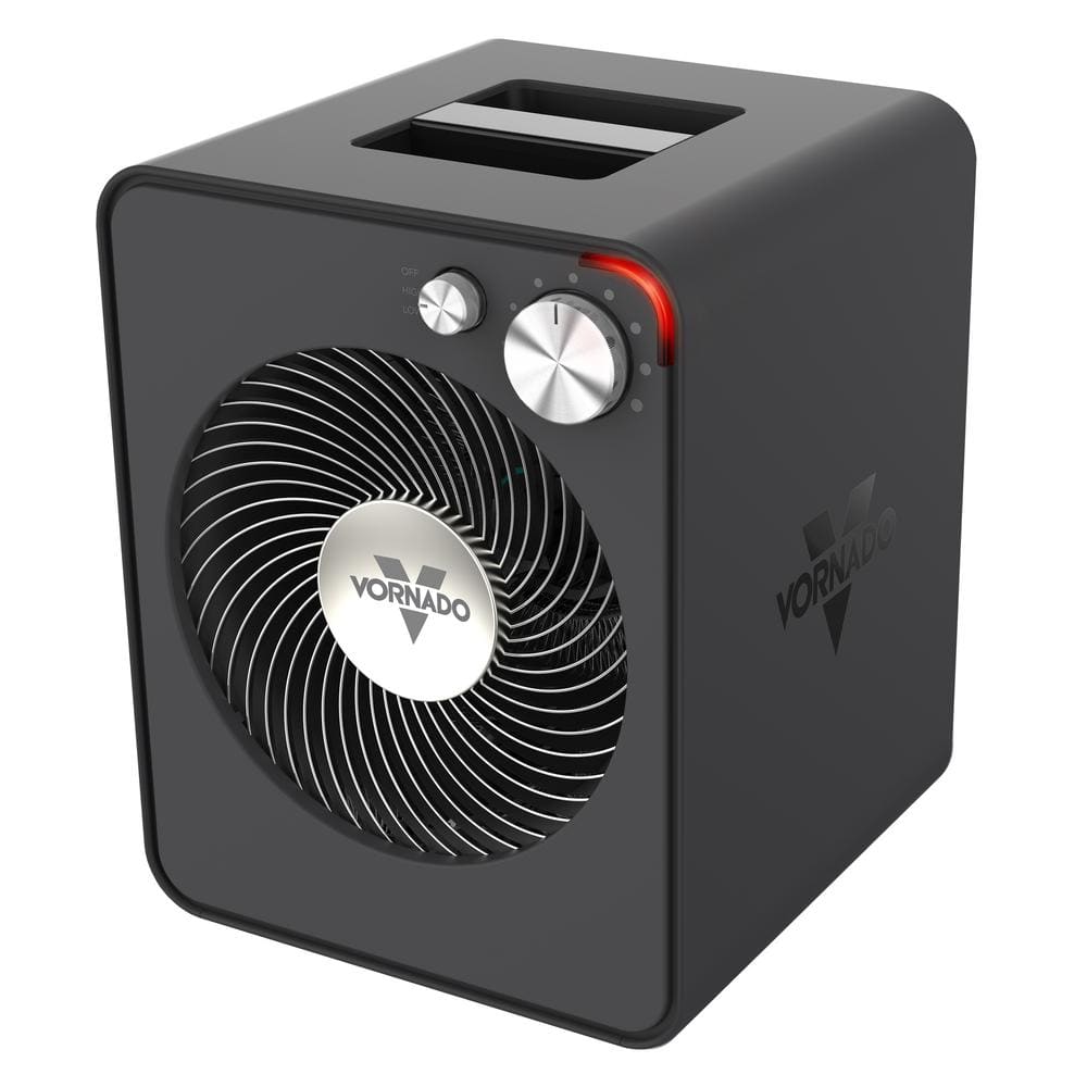 Vornado VMHi300 5118 BTU Metal Fan Heater Electric Furnace with Cool-Touch Metal Cabinet, Tip-Over Protection and Auto-Shutoff
