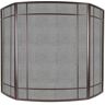 Pleasant Hearth Asteria 3-Panel Fireplace Screen in Wenge