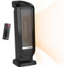 Lasko 1500W 22 in. Black Electric Tower Oscillating Ceramic Space Heater with Digital Display, Timer and Remote Control