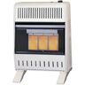 ProCom 18,000 BTU Natural Gas Ventless Infrared Plaque Heater with Base Feet, T-Stat Control