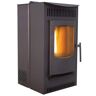 Castle 1,500 sq. ft. Serenity Pellet Stove Heating Capability, Smart Controller, 40 lbs. Hopper Capacity